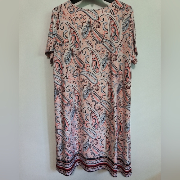 Kim Rogers Curvy Paisley Dress / Size 1X - Picture 4 of 7